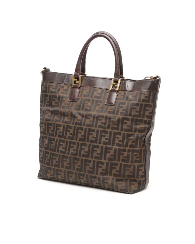 Fendi Zucca Tote Bag in Canvas from A Retro Tale, photo 2 of 9