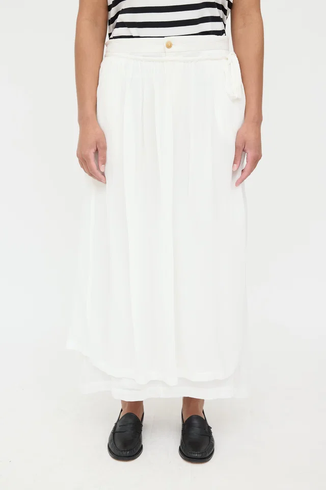 Comme des Garçons 2012 Layered Sheer Wrap Skirt from VSP Consignment