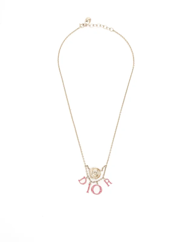 Dior Charm Flower Necklace from A Retro Tale, photo 3 of 5