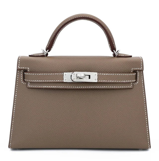 Hermès Mini Kelly II Etoupe (18) from Ginza Xiaoma