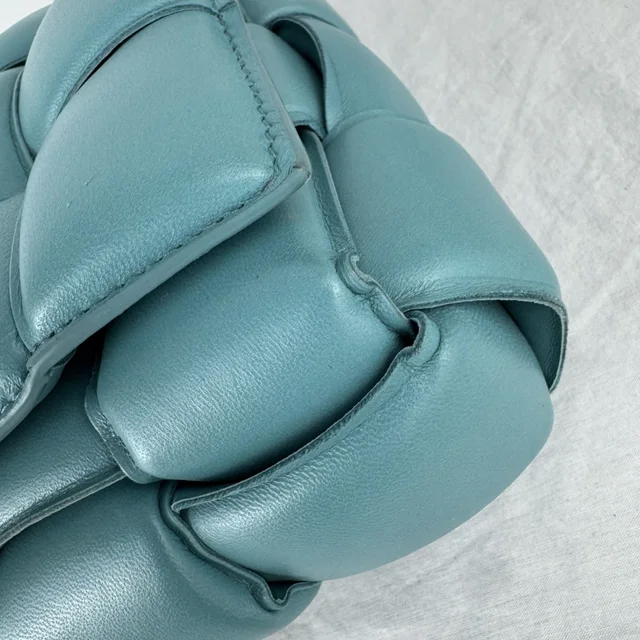 Bottega Veneta Padded Cassette Crossbody Bag in Lambskin, lambskin leather, Metal from Reowned, photo 7 of 10