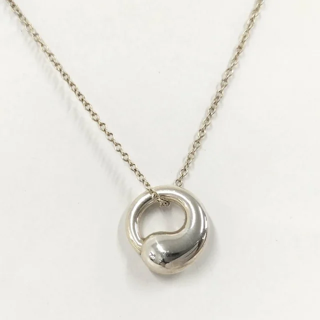 Tiffany & Co. Eternal Circle Necklace 925 Sterling Silver in Silver from The Reluxe