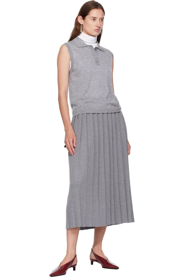 LISA YANG Gray Lise Polo, photo 4 of 4 from SSENSE