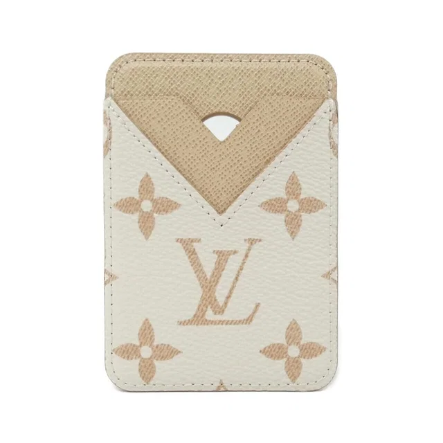 Louis Vuitton Monogram Card Holder Magnet Case in Coated canvas from The Reluxe