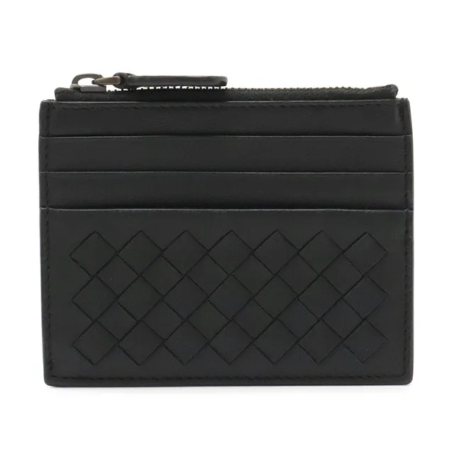 Bottega Veneta Intrecciato Leather Coin Case in Woven leather from LuxUness