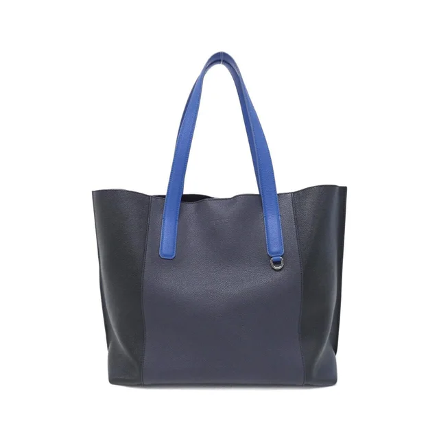 Tod's Hand bag in NAVY + BLACK + BLUE / SILVER hardware leather from KOMEHYO