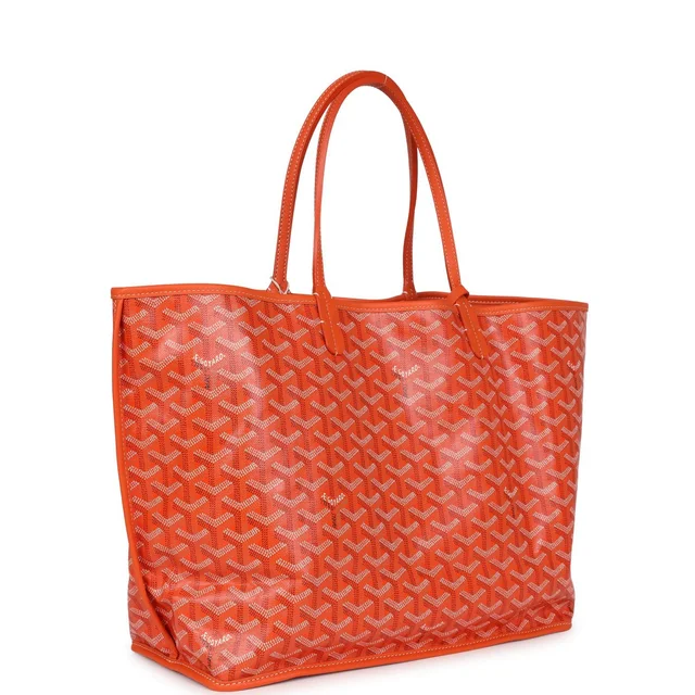Goyard Anjou PM Orange Goyardine Canvas Palladium Hardware in Orange Canvas from Madison Avenue Couture, photo 2 of 2