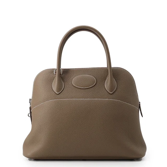 Hermès Bolide Etoupe Taurillon Clemence Size 31 in Taupe Clemence leather from GALLERY RARE