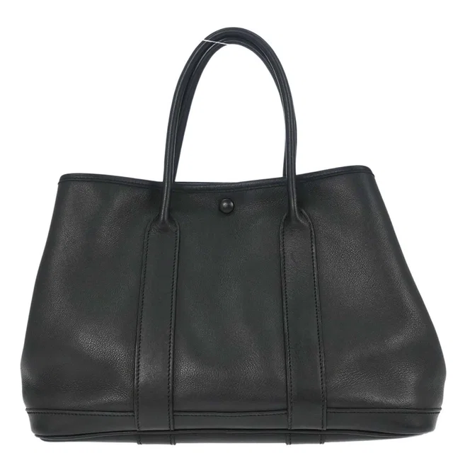 Hermès Black Swift Garden Twilly 30 TPM Tote Handbag in Black Swift leather from AMORE Vintage Tokyo