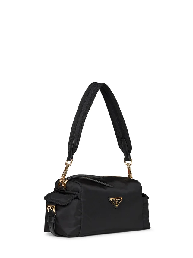 Prada Explore Shoulder Bag — Black Recycled Polyamide in Black Nylon from HEWI, photo 2 of 2