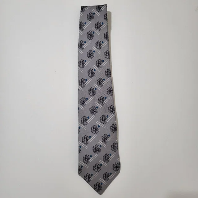 Men's Vintage Givenchy All Silk Neck Tie Made In Usa Formal Attire in silver|gray Silk from Poshmark