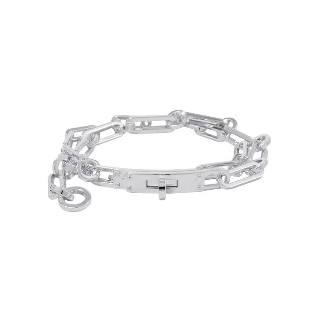 Hermès Kelly Chaine Double Tour Bracelet Size 16 SV925 from GALLERY RARE