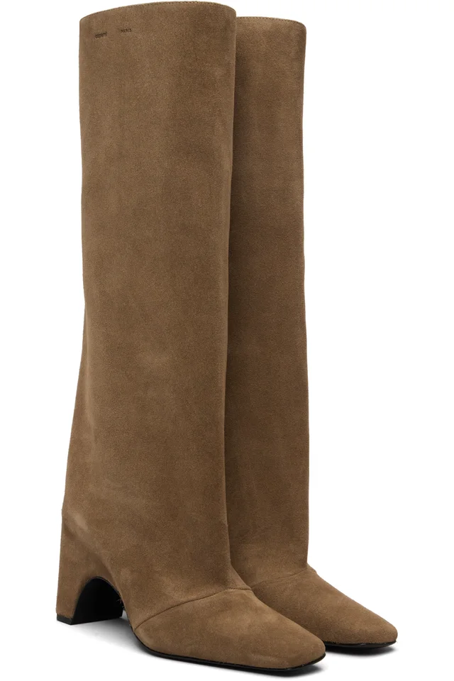 Coperni Brown Bridge Tall Boots, photo 4 of 5 from SSENSE