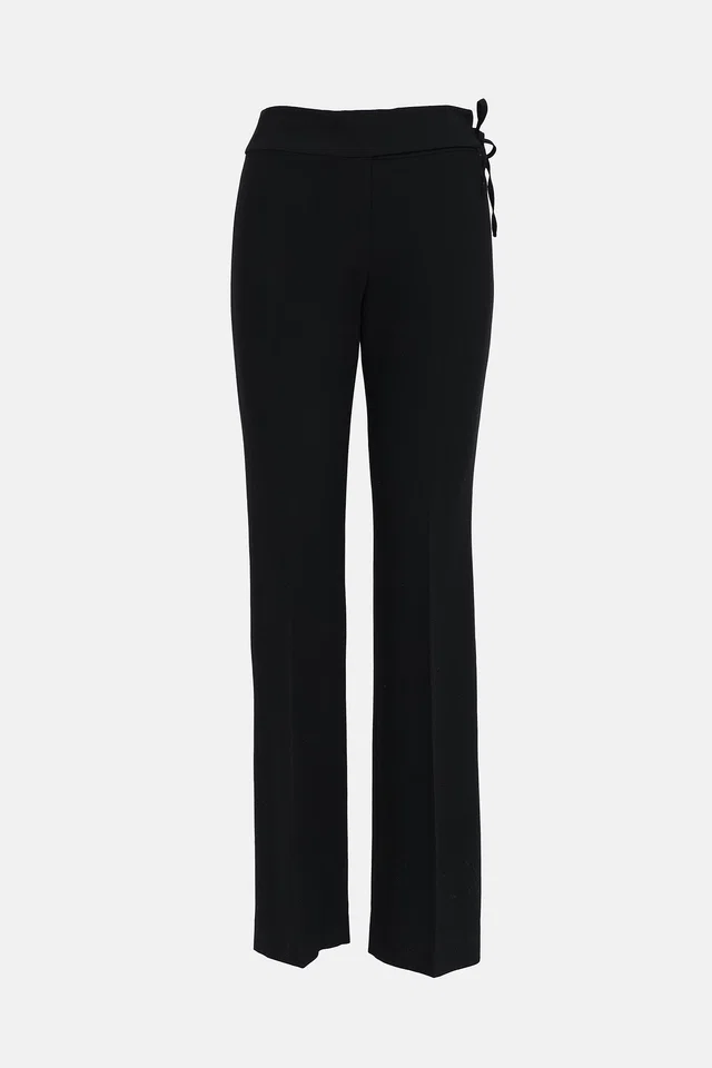 Giorgio Armani Collezioni C. 1990s Wool Tie Pant in Wool from VSP Consignment