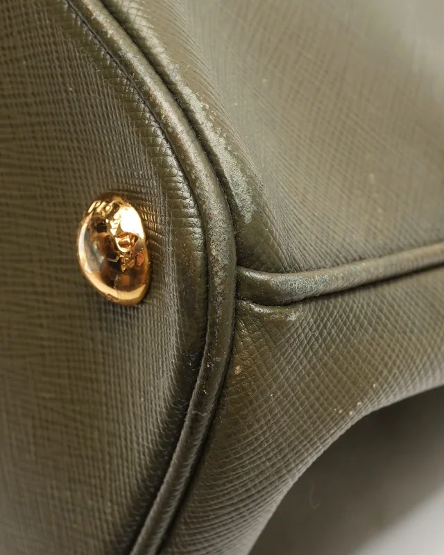 Prada Large Saffiano Lux Galleria Double Zip Bag in Saffiano leather from A Retro Tale, photo 7 of 12