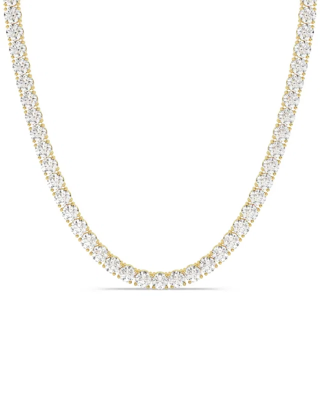 Lab Grown Diamonds 14K 15.00 ct. tw. Lab-Grown Diamond Necklace, image 1 of 1 from Rue La La