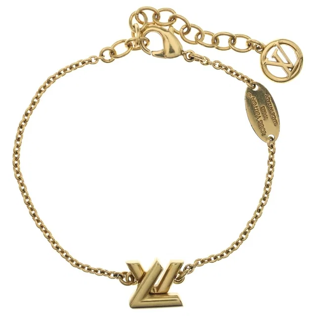 Bracelet LV Logo Gold in Gold from The Reluxe