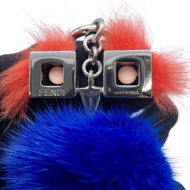Fendi Witches Bag Charm Blue Fur in Blue from GALLERY RARE, photo 9 of 10