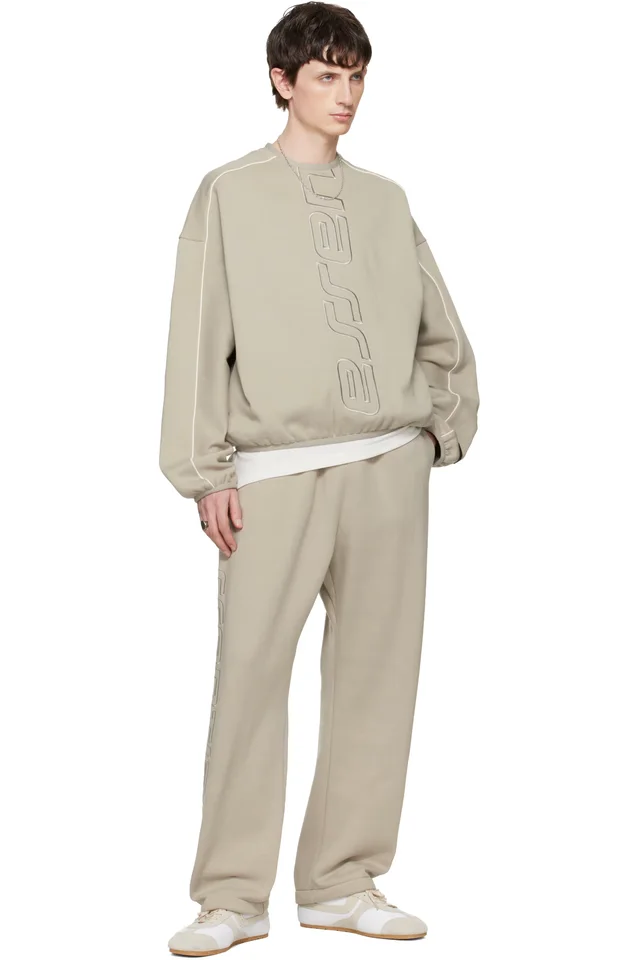Fear of God ESSENTIALS Gray Active Trace Modern Crewneck Sweatshirt, photo 4 of 4 from SSENSE