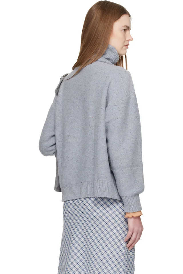 Baserange Blue Mea Turtleneck, photo 3 of 4 from SSENSE
