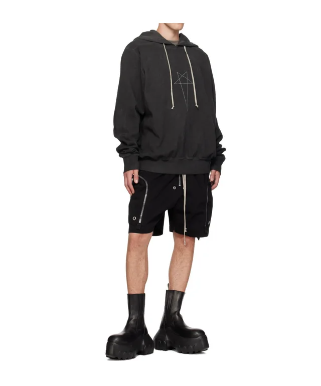 Rick Owens Drkshdw Graphic Drawstring Hoodie, photo 7 of 7 from SENSER