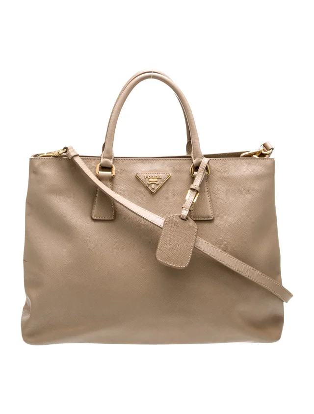 Prada Galleria Other bag in Gold Saffiano leather from The RealReal