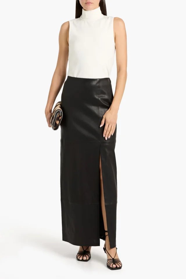 Rag & Bone Ilana Leather Maxi Skirt, photo 2 of 4 from THE OUTNET