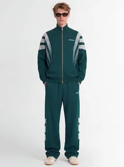 adidas Originals Santiago Fully Fashion knit jacket in 60% Cotton, 40% Polyester, photo 2 of 4 from LUISAVIAROMA