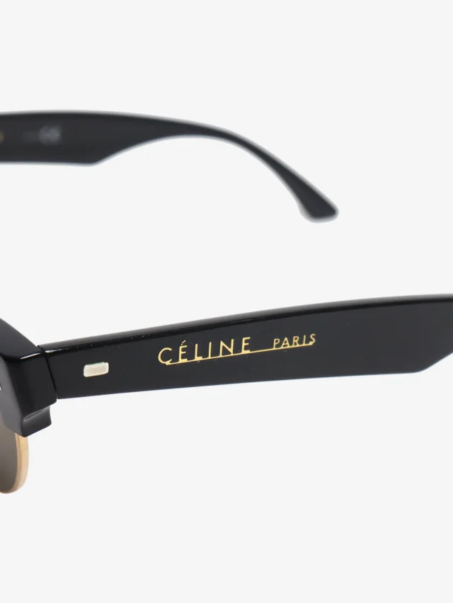 Celine Black and gold cat-eye sunglasses in Black from Sign of the Times, photo 5 of 9
