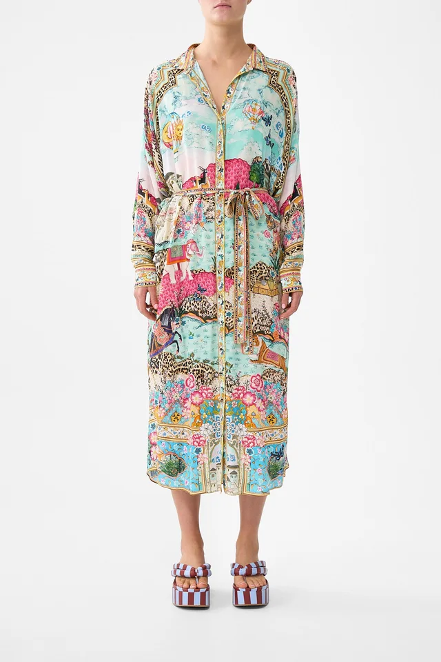 Camilla eBoutique COLLARED BUTTON THROUGH DRESS MINIATURE MOMENTS from CAMILLA, photo 1 of 1