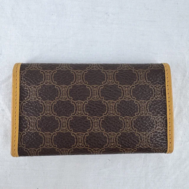 Celine Vintage Macadam 6 Key Holder Pouch in coated canvas, Metal from Reowned, photo 3 of 5