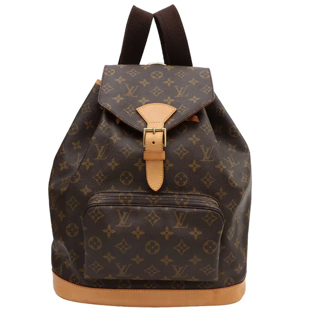 Louis Vuitton 1998 Canvas Monogram Montsouris GM Brown in Brown Canvas from VINTAGE QOO TOKYO