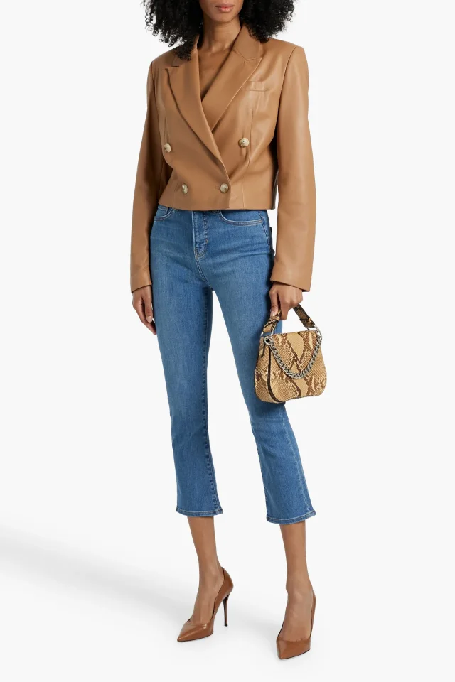 Veronica Beard Carly High-Rise Kick-Flare Jeans, photo 2 of 4 from THE OUTNET