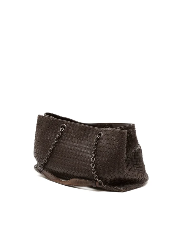 Bottega Veneta Intrecciato Dual Chain Tote Bag in Woven leather from A Retro Tale, photo 3 of 11