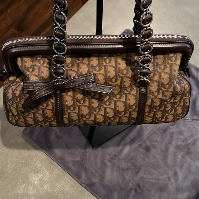 Dior Like Newno Call Outsdior Bag W/Coa in brown|red from Poshmark, photo 1 of 1