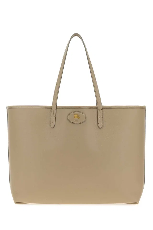 Burberry Reversible Tote Bag — Beige in Beige Calfskin from HEWI