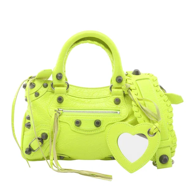 Balenciaga Neo Cagole S Leather 2way Handbag in Leather from LuxUness