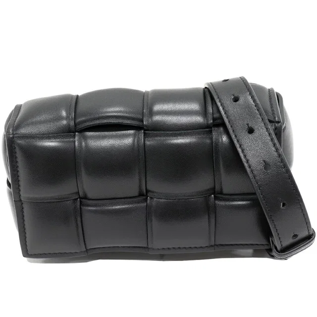 Bottega Veneta Padded Cassette Maxi Intrecciato Lambskin Belt Bag in Lambskin from LuxUness