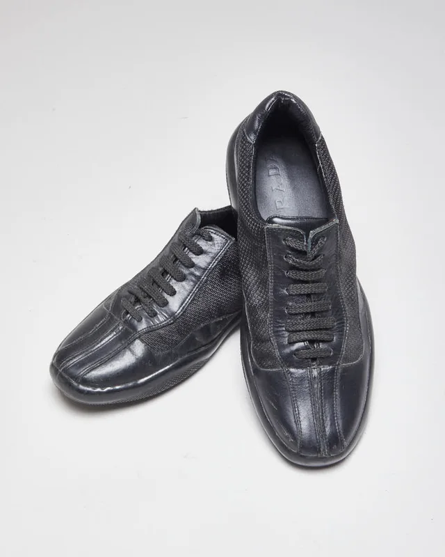 Prada Black Trainers - UK5 in Black from Rokit Vintage, photo 2 of 2