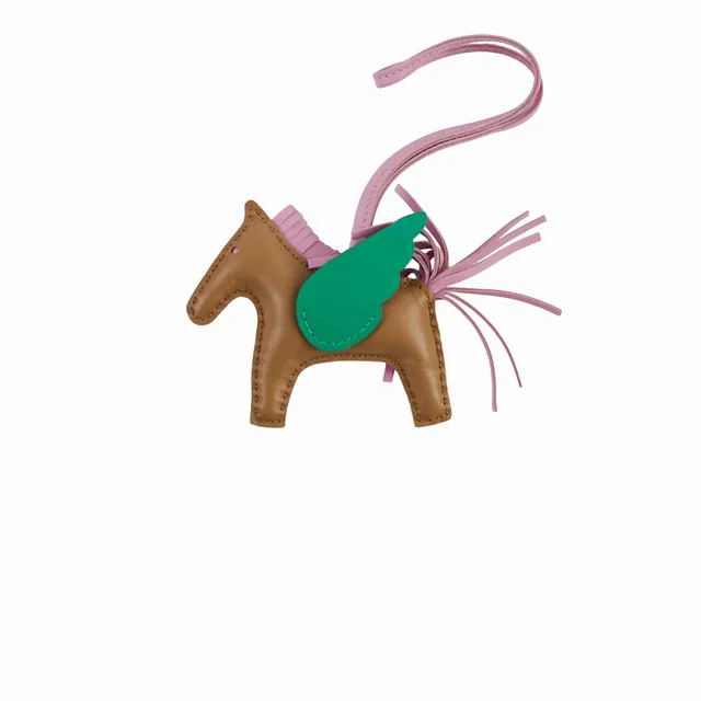 Hermès Rodeo Pegase PM Charm Chai Mauve Sylvestre Menthe from The Purse Affair