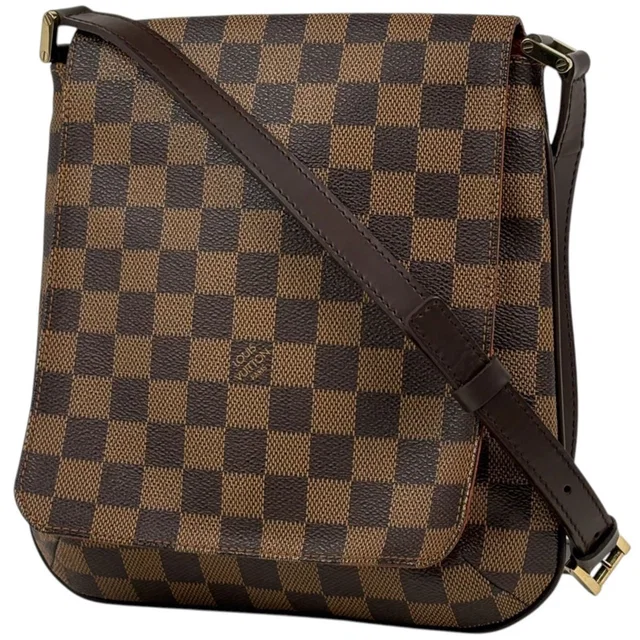 Louis Vuitton Musette Salsa Shoulder Bag Long Damier Brown in Brown from The Reluxe