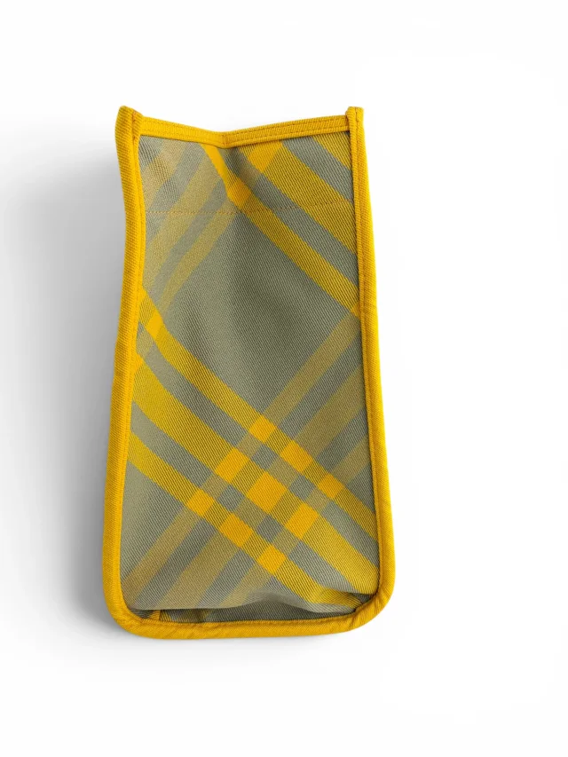 Burberry Yellow Check Shopper Tote in Yellow from Season 2 Consign, photo 4 of 9