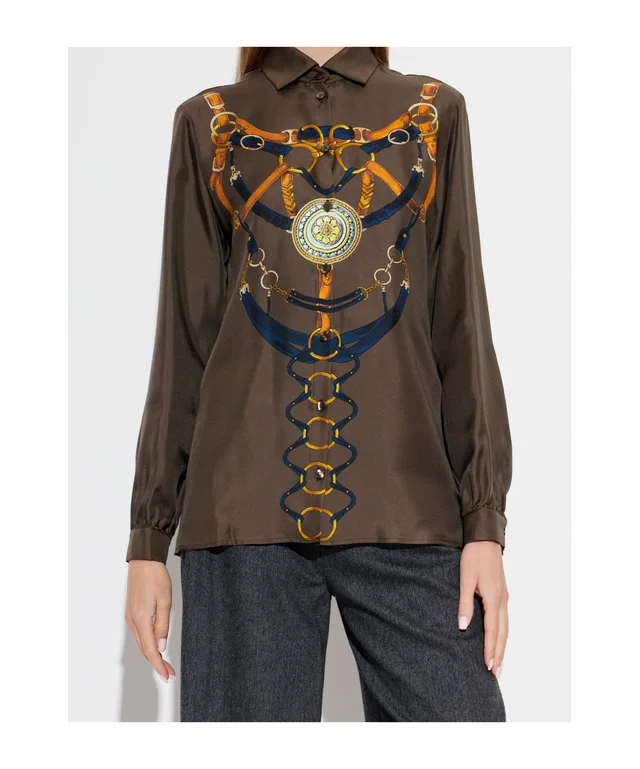 Etro Long Sleeved Belt Printed Shirt, photo 2 of 5 from SENSER