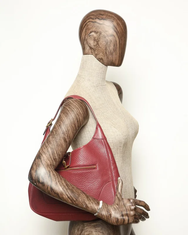 Hermès Clemence Trim 31 Hobo Bag in Clemence leather from A Retro Tale, photo 12 of 12