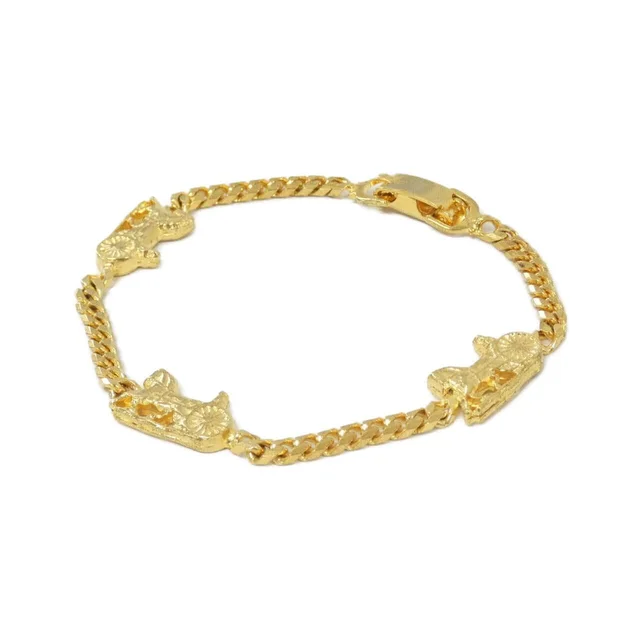 [vintage] CELINE bracelet in GOLD 長さ: 18cm モチーフ 横x縦: 1.7cmx1cm from KOMEHYO