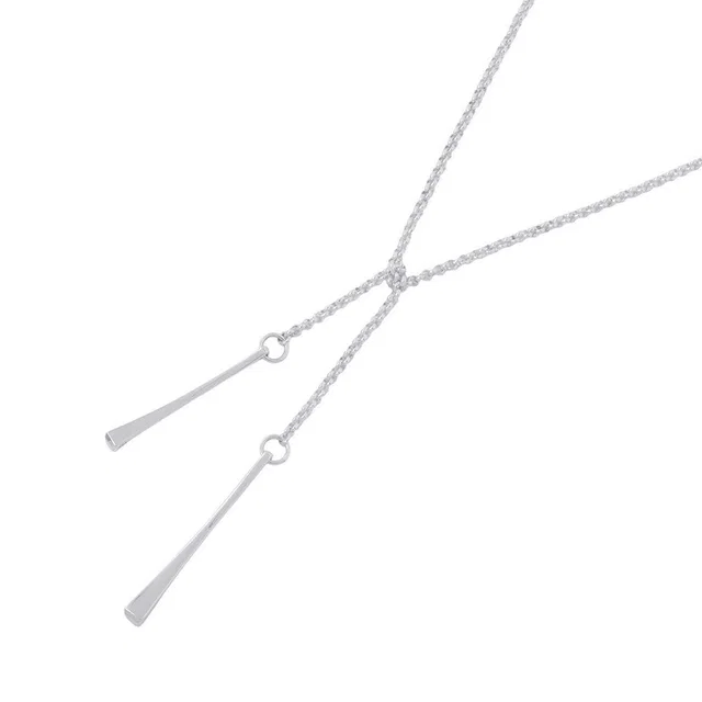 Hermès Clou de Forge Lariat NecklaceH122202B 00 SV925 from GALLERY RARE