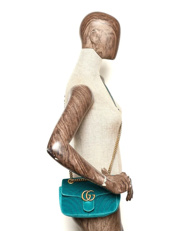 Gucci Small Velvet Marmont Bag in Velvet from A Retro Tale, photo 7 of 7