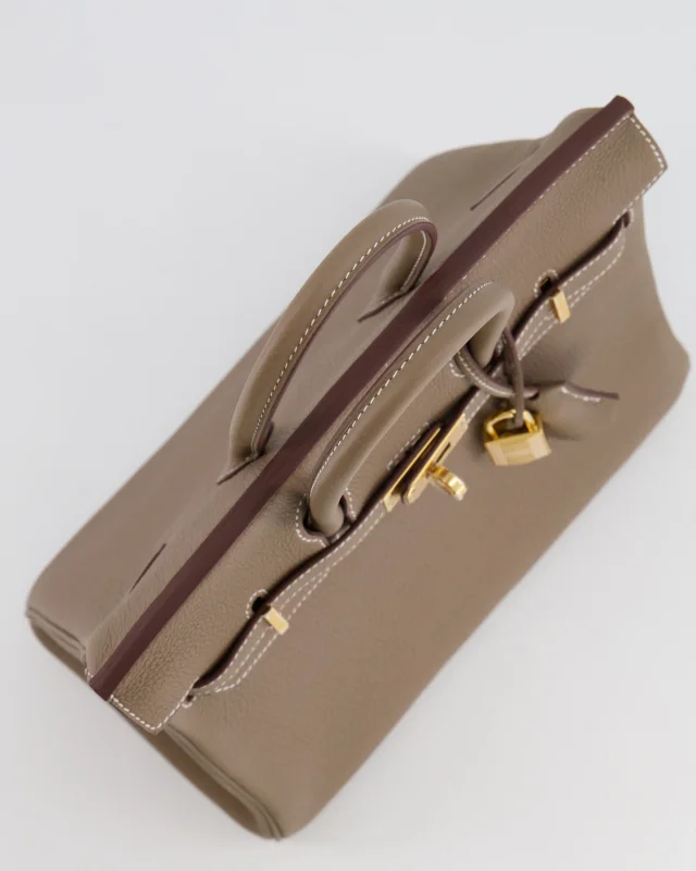 HOT* Hermès Birkin Retourne 25 Bag in Taupe Togo leather from Sellier, photo 19 of 22