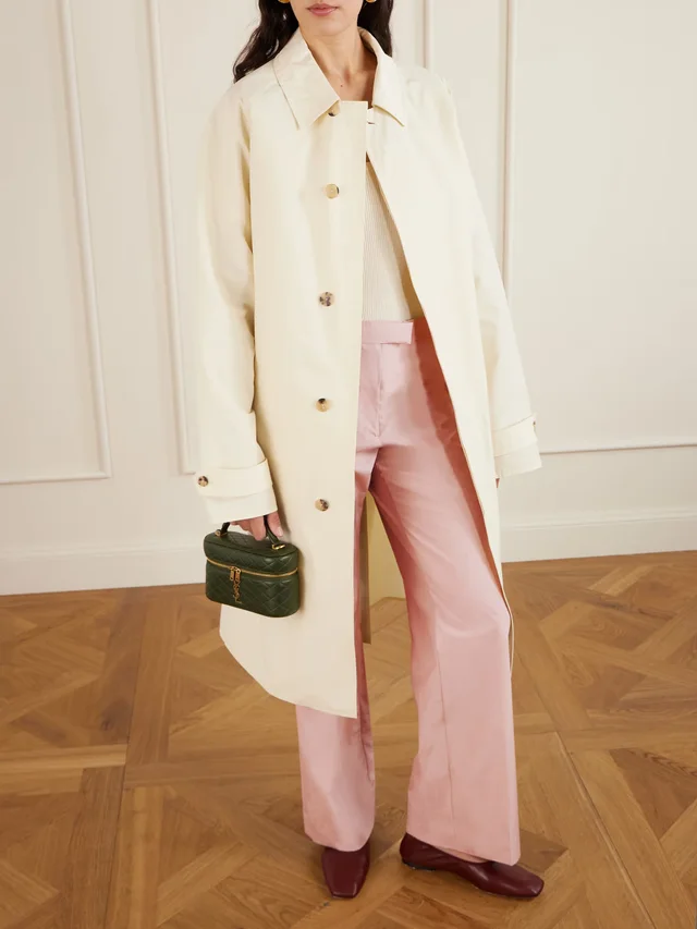 SHARON WAUCHOB Orla Icon cotton and silk-blend pants in Pink, photo 2 of 2 from NET-A-PORTER (Canada)