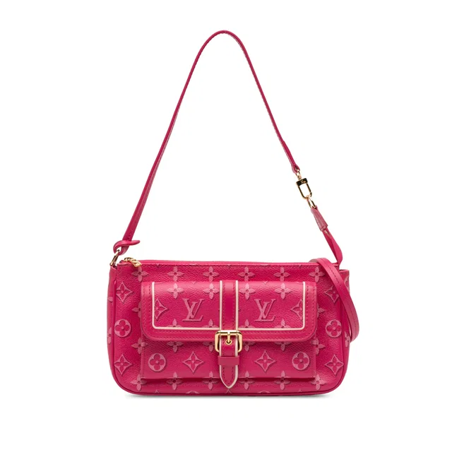 Pink Louis Vuitton Fall For You Monogram Maxi Multi Pochette Accessoires Satchel in Pink Coated canvas from Designer Revival, photo 1 of 1